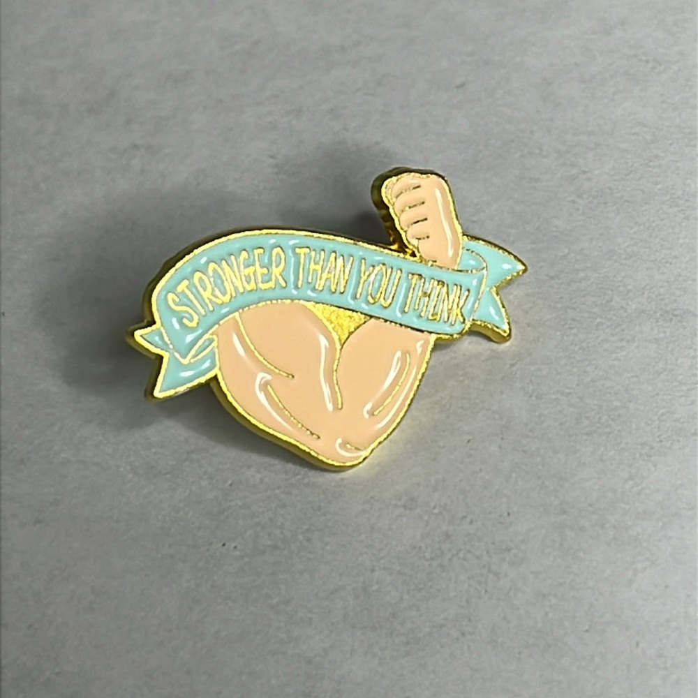 Stronger Than You Think Pin
Girl Power